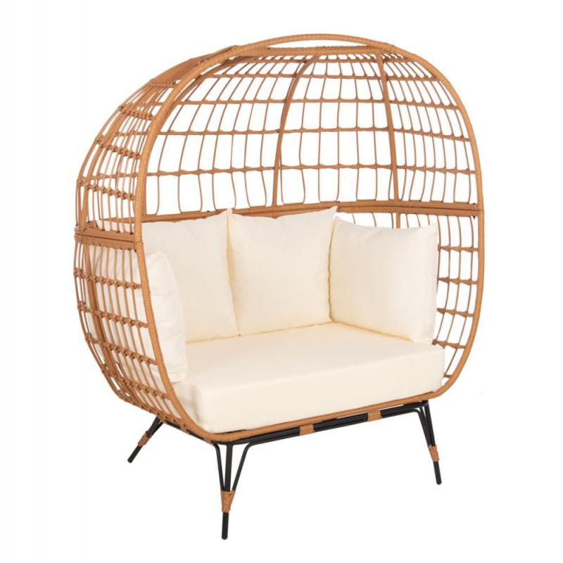 ΠΟΛΥΘΡΟΝΑ ΦΩΛΙΑ MIAMI 2 ΑΤΟΜΩΝ ΤΥΠΟΥ RATTAN HM5870.11 132.5x90x154Υεκ ΠΟΛΥΘΡΟΝΑ ΦΩΛΙΑ MIAMI 2 ΑΤΟΜΩΝ ΤΥΠΟΥ RATTAN HM5870.11 132.5x90x154Υεκ