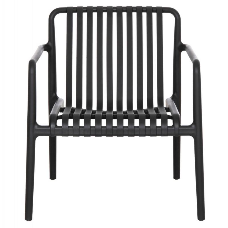 ΠΟΛΥΘΡΟΝΑ LOUNGE ΕΞΩΤ.ΧΩΡΟΥ MALEN HM6626.02 ΜΑΥΡΟ ΠΟΛΥΠΡΟΠΥΛΕΝΙΟ 67x75x75Υεκ