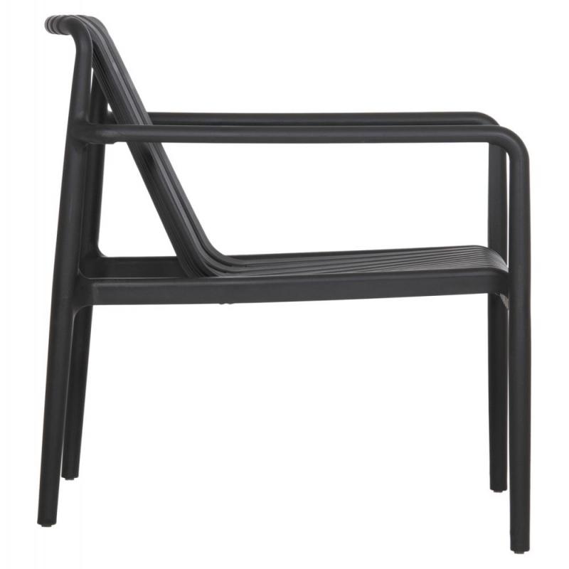 ΠΟΛΥΘΡΟΝΑ LOUNGE ΕΞΩΤ.ΧΩΡΟΥ MALEN HM6626.02 ΜΑΥΡΟ ΠΟΛΥΠΡΟΠΥΛΕΝΙΟ 67x75x75Υεκ