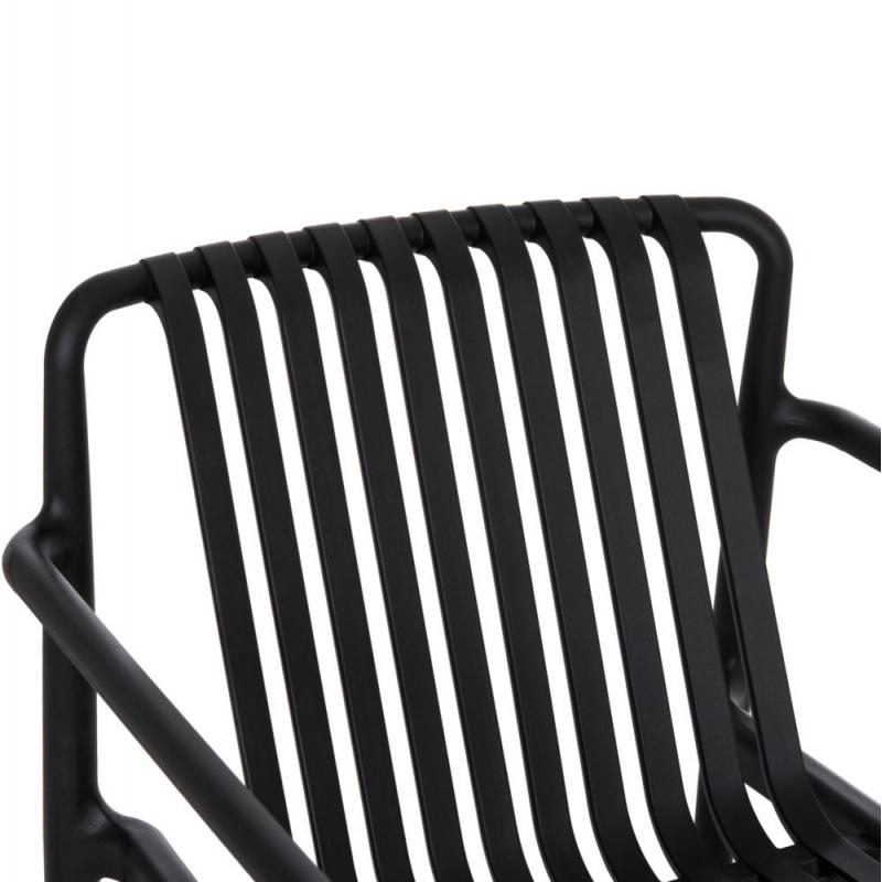 ΠΟΛΥΘΡΟΝΑ LOUNGE ΕΞΩΤ.ΧΩΡΟΥ MALEN HM6626.02 ΜΑΥΡΟ ΠΟΛΥΠΡΟΠΥΛΕΝΙΟ 67x75x75Υεκ