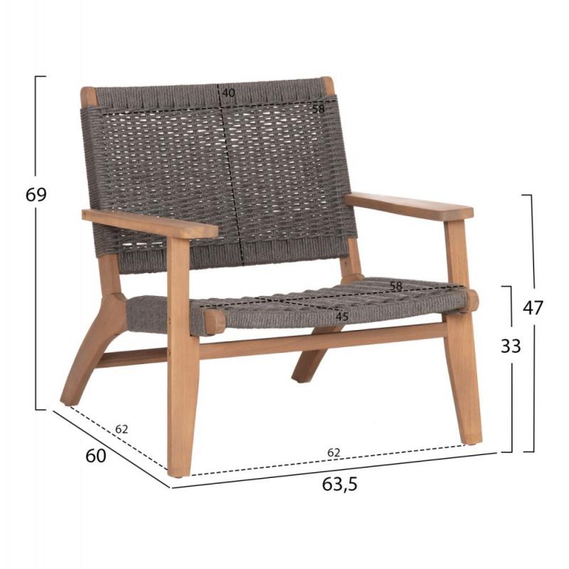 ΠΟΛΥΘΡΟΝΑ LOUNGE MONTER HM6241.02 ΞΥΛΟ ΑΚΑΚΙΑΣ ΦΥΣΙΚΟ-ΣΧΟΙΝΙ ΓΚΡΙ 63.5x60x69Υεκ ΠΟΛΥΘΡΟΝΑ LOUNGE MONTER HM6241.02 ΞΥΛΟ ΑΚΑΚΙΑΣ ΦΥΣΙΚΟ-ΣΧΟΙΝΙ ΓΚΡΙ 63.5x60x69Υεκ
