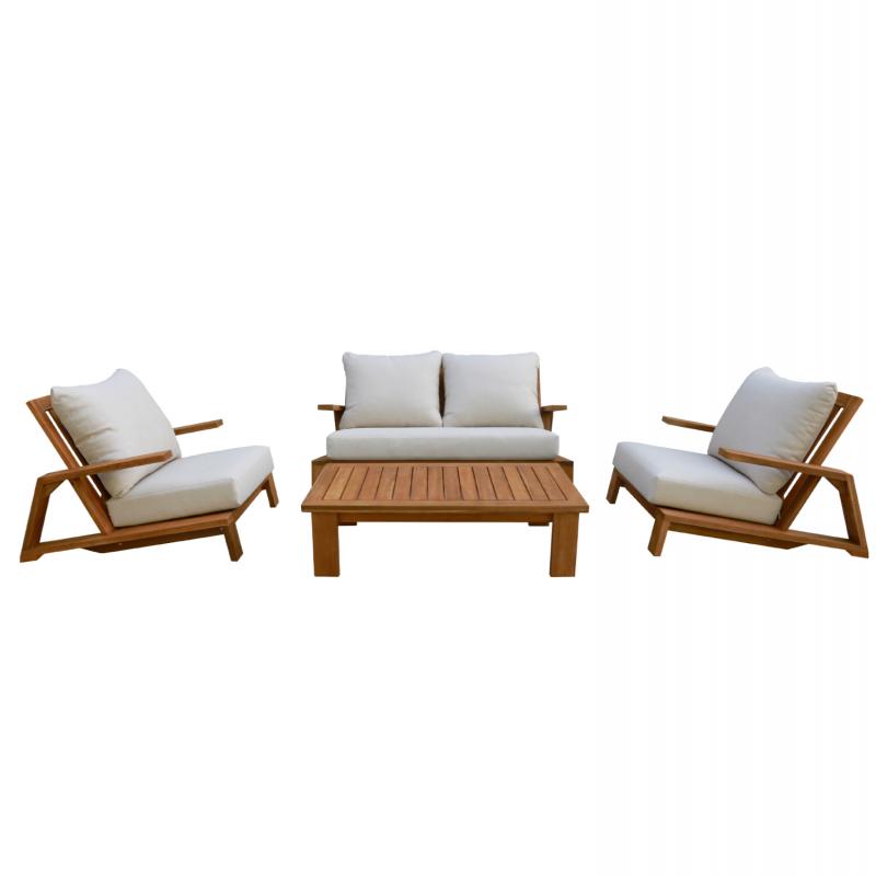 ΠΟΛΥΘΡΟΝΑ LOUNGE MIREX HM6641 ΞΥΛΟ ΑΚΑΚΙΑΣ ΦΥΣΙΚΟ-ΕΚΡΟΥ ΜΑΞΙΛΑΡΙΑ 81x96x68Υεκ
