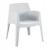 ΠΟΛΥΘΡΟΝΑ ΠΟΛΥΠΡΟΠΥΛΕΝΙΟΥ SLEEK HM6370.01 ΛΕΥΚΗ 68x63x82,5Υεκ.