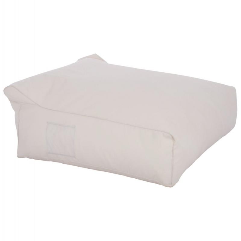 ΠΟΥΦ YAMIN 2ΑΤΟΜΩΝ ΜΕ TEXTILENE 600gr/m2 2X1 ΛΕΥΚΟ HM5773.11 140x140x40-60Υεκ.