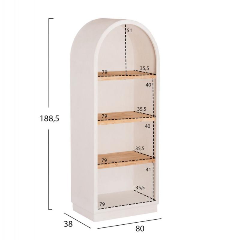ΡΑΦΙΕΡΑ ΣΕΙΡΑ SANTORINI HM18044 MDF ΥΠΟΛΕΥΚΟ-ΡΑΦΙΑ ΞΥΛΟ ΕΛΑΤΟΥ ΦΥΣΙΚΟ 80x38x188,5Υεκ. ΡΑΦΙΕΡΑ ΣΕΙΡΑ SANTORINI HM18044 MDF ΥΠΟΛΕΥΚΟ-ΡΑΦΙΑ ΞΥΛΟ ΕΛΑΤΟΥ ΦΥΣΙΚΟ 80x38x188,5Υεκ.