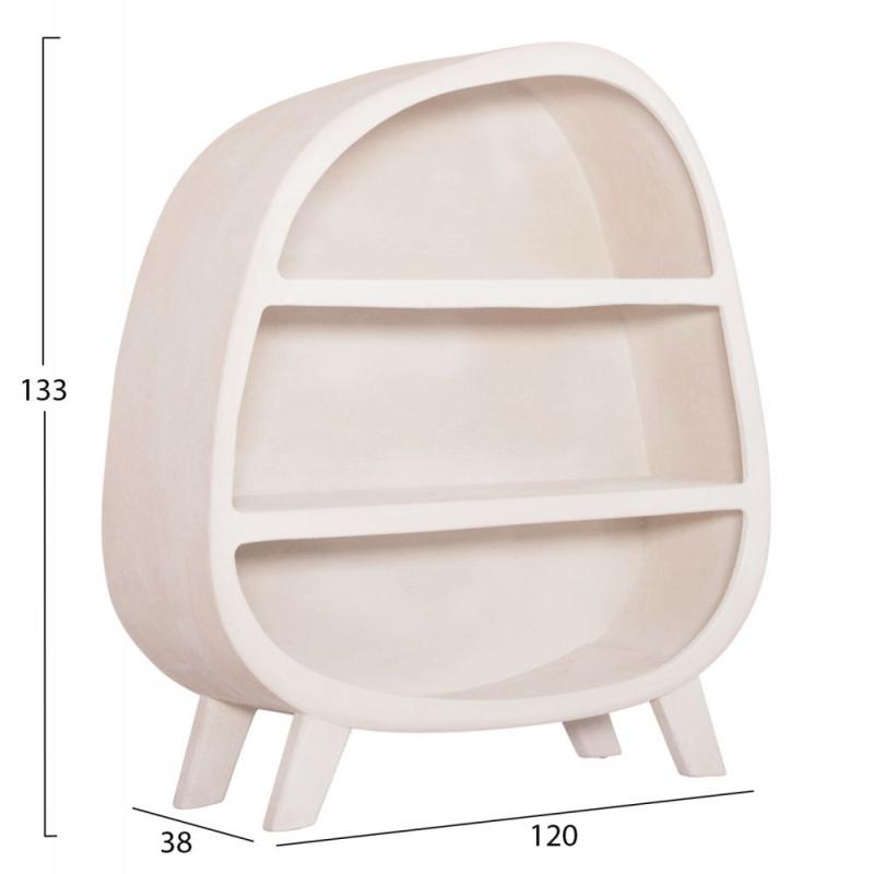 ΡΑΦΙΕΡΑ ΣΕΙΡΑ SANTORINI HM18060.01 MDF ΣΕ ΥΠΟΛΕΥΚΟ ΧΡΩΜΑ 120x38x133Υεκ. ΡΑΦΙΕΡΑ ΣΕΙΡΑ SANTORINI HM18060.01 MDF ΣΕ ΥΠΟΛΕΥΚΟ ΧΡΩΜΑ 120x38x133Υεκ.
