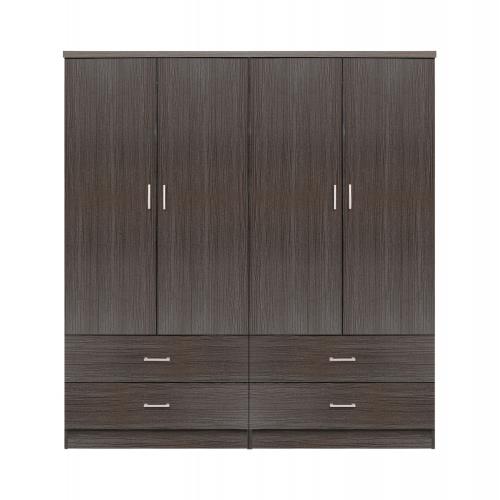 ΣΕΤ 2 ΤΜΧ ΝΤΟΥΛΑΠΑ 4ΦΥΛΛΗ ΜΕ 4 ΣΥΡΤΑΡΙΑ ZEBRANO 160X42X181 HM11349.01