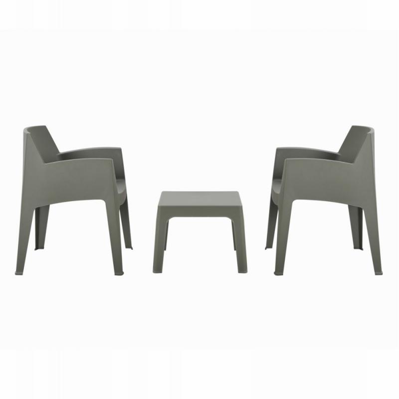 ΣΕΤ 3ΤΜΧ ΠΟΛΥΠΡΟΠΥΛΕΝΙΟΥ SLEEK HM21267.05 ΤΡΑΠΕΖΑΚΙ & 2 ΠΟΛΥΘΡΟΝΕΣ-DARK OLIVE GREEN ΣΕΤ 3ΤΜΧ ΠΟΛΥΠΡΟΠΥΛΕΝΙΟΥ SLEEK HM21267.05 ΤΡΑΠΕΖΑΚΙ & 2 ΠΟΛΥΘΡΟΝΕΣ-DARK OLIVE GREEN