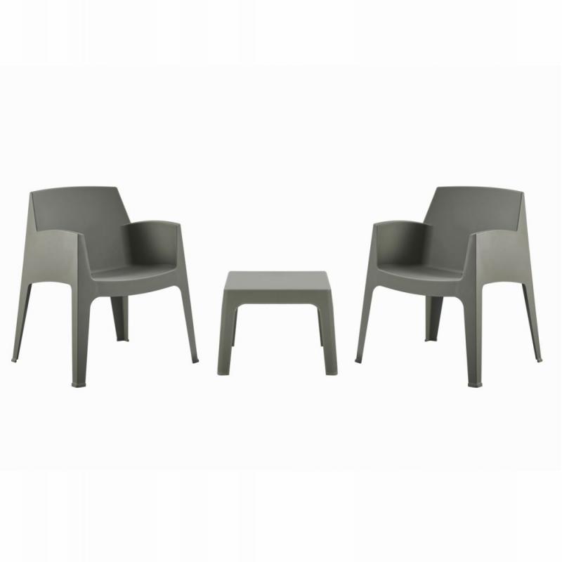 ΣΕΤ 3ΤΜΧ ΠΟΛΥΠΡΟΠΥΛΕΝΙΟΥ SLEEK HM21267.05 ΤΡΑΠΕΖΑΚΙ & 2 ΠΟΛΥΘΡΟΝΕΣ-DARK OLIVE GREEN ΣΕΤ 3ΤΜΧ ΠΟΛΥΠΡΟΠΥΛΕΝΙΟΥ SLEEK HM21267.05 ΤΡΑΠΕΖΑΚΙ & 2 ΠΟΛΥΘΡΟΝΕΣ-DARK OLIVE GREEN