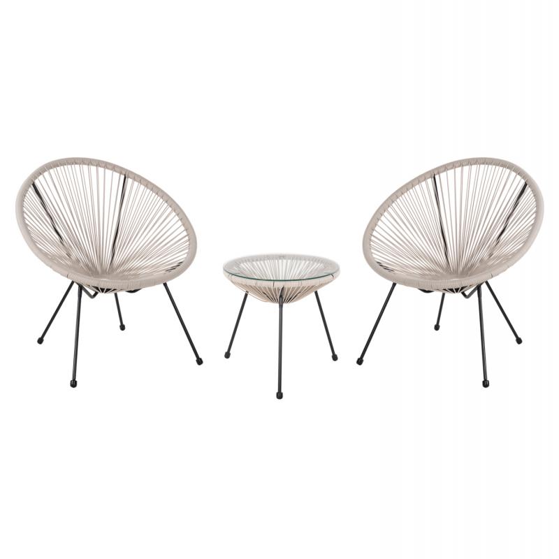 ΣΕΤ ΕΞΩΤΕΡΙΚΟΥ ΧΩΡΟΥ 3ΤΜΧ ACAPULCO HM11861.03 P.E.RATTAN ΕΚΡΟΥ-ΜΕΤΑΛΛΟ ΣΕ ΜΑΥΡΟ ΣΕΤ ΕΞΩΤΕΡΙΚΟΥ ΧΩΡΟΥ 3ΤΜΧ ACAPULCO HM11861.03 P.E.RATTAN ΕΚΡΟΥ-ΜΕΤΑΛΛΟ ΣΕ ΜΑΥΡΟ