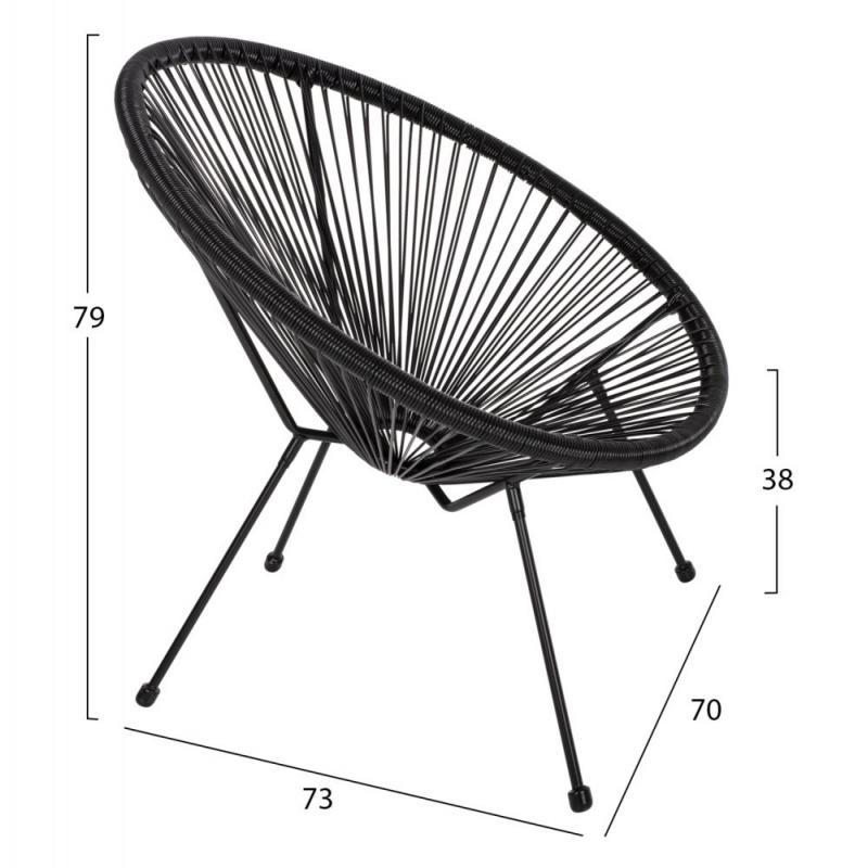 ΣΕΤ ΕΞΩΤΕΡΙΚΟΥ ΧΩΡΟΥ 3ΤΜΧ ACAPULCO HM21101 P.E.RATTAN-ΜΕΤΑΛΛΟ ΣΕ ΜΑΥΡΟ ΣΕΤ ΕΞΩΤΕΡΙΚΟΥ ΧΩΡΟΥ 3ΤΜΧ ACAPULCO HM21101 P.E.RATTAN-ΜΕΤΑΛΛΟ ΣΕ ΜΑΥΡΟ