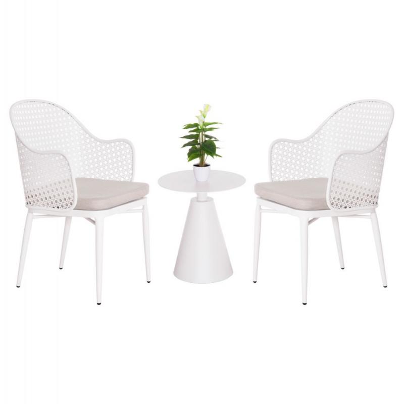 ΣΕΤ LOUNGE 3TMX ΕΞ.ΧΩΡΟΥ OREGO HM21106.02 ΑΛΟΥΜΙΝΙΟ ΣΕ ΛΕΥΚΟ