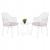 ΣΕΤ LOUNGE 3TMX ΕΞ.ΧΩΡΟΥ OREGO HM21107.02 ΑΛΟΥΜΙΝΙΟ & ΜΕΤΑΛΛΟ ΣΕ ΛΕΥΚΟ