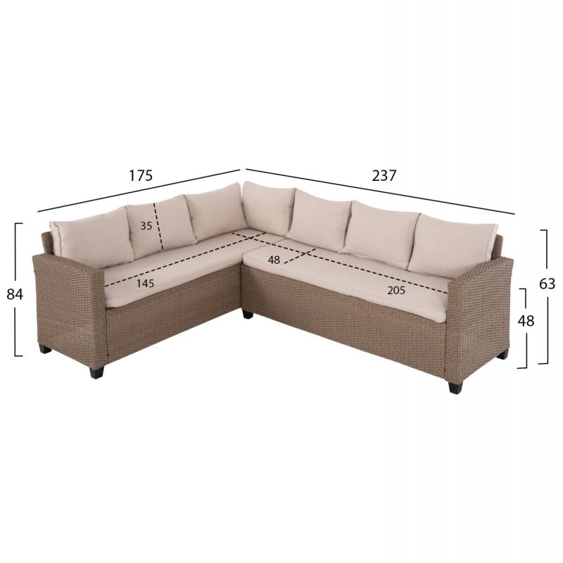 ΣΕΤ ΣΑΛΟΝΙ ΓΩΝΙΑ & ΤΡΑΠΕΖΙ CARSON HM6078.02 ΜΟΚΑ ΣΥΝΘ.RATTAN-ΜΑΞΙΛΑΡΙΑ ΣΕΤ ΣΑΛΟΝΙ ΓΩΝΙΑ & ΤΡΑΠΕΖΙ CARSON HM6078.02 ΜΟΚΑ ΣΥΝΘ.RATTAN-ΜΑΞΙΛΑΡΙΑ