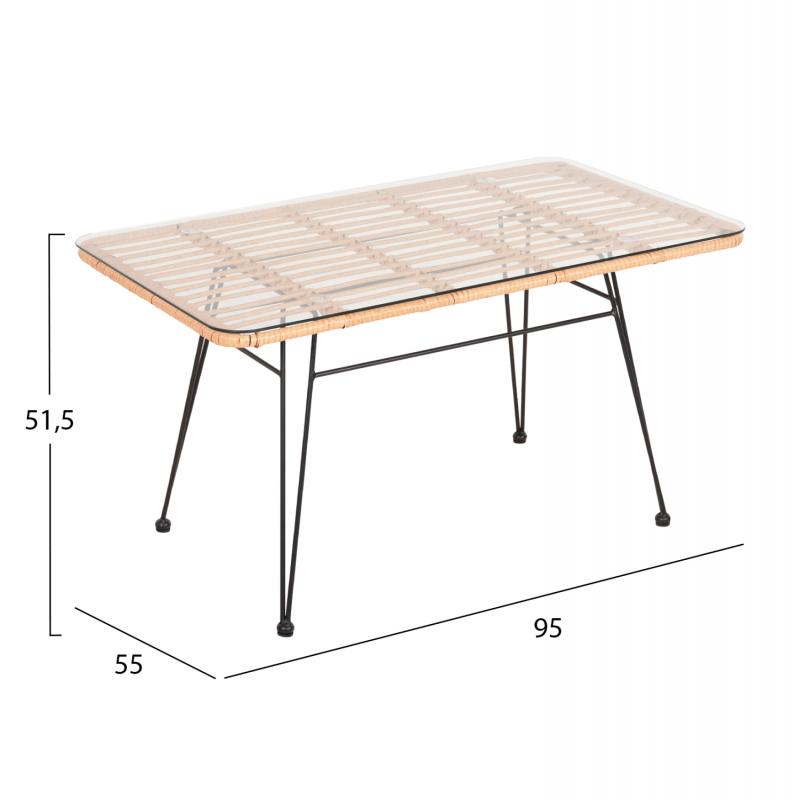 ΣΕΤ ΣΑΛΟΝΙ ΕΞΩΤΕΡΙΚΟΥ ΧΩΡΟΥ 4ΤΜΧ ALLEGRA HM21052 WICKER-ΜΕΤΑΛΛΟ ΣΕΤ ΣΑΛΟΝΙ ΕΞΩΤΕΡΙΚΟΥ ΧΩΡΟΥ 4ΤΜΧ ALLEGRA HM21052 WICKER-ΜΕΤΑΛΛΟ