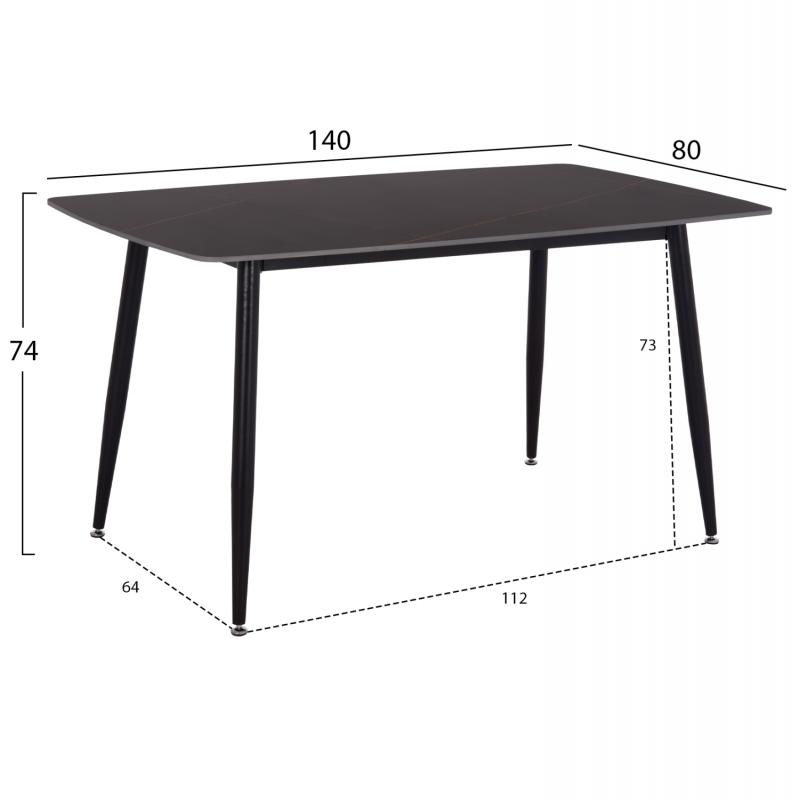 ΣΕΤ ΤΡΑΠΕΖΑΡΙΑΣ 5ΤΜΧ RAVEN HM12116.03 ΚΕΡΑΜΙΚΟ TOP ΜΑΥΡΟ ΜΑΡΜΑΡΟ--ΜΑΥΡΟ ΒΕΛΟΥΔΟ
