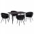 ΣΕΤ ΤΡΑΠΕΖΑΡΙΑΣ 5ΤΜΧ RAVEN HM12116.03 ΚΕΡΑΜΙΚΟ TOP ΜΑΥΡΟ ΜΑΡΜΑΡΟ--ΜΑΥΡΟ ΒΕΛΟΥΔΟ