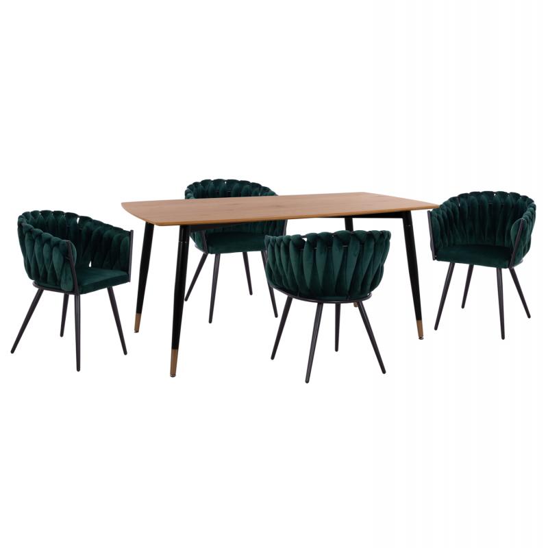 ΣΕΤ ΤΡΑΠΕΖΑΡΙΑΣ 5ΤΜΧ JOLIE HM12123.01 MDF TOP ΣΕ ΦΥΣΙΚΟ--ΚΥΠΑΡΙΣΣΙ ΒΕΛΟΥΔΟ ΣΕΤ ΤΡΑΠΕΖΑΡΙΑΣ 5ΤΜΧ JOLIE HM12123.01 MDF TOP ΣΕ ΦΥΣΙΚΟ--ΚΥΠΑΡΙΣΣΙ ΒΕΛΟΥΔΟ