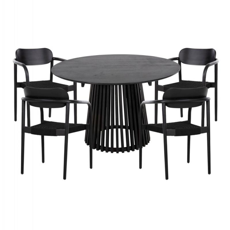 ΣΕΤ ΤΡΑΠΕΖΑΡΙΑΣ 5ΤΜΧ OSLO HM21075.01 ΣΤΡΟΓΓΥΛΟ ΤΡΑΠΕΖΙ Φ120εκ. & 4 ΚΑΡΕΚΛΕΣ-ΜΑΥΡΟ ΣΕΤ ΤΡΑΠΕΖΑΡΙΑΣ 5ΤΜΧ OSLO HM21075.01 ΣΤΡΟΓΓΥΛΟ ΤΡΑΠΕΖΙ Φ120εκ. & 4 ΚΑΡΕΚΛΕΣ-ΜΑΥΡΟ