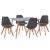 ΣΕΤ ΤΡΑΠΕΖΑΡΙΑΣ 5ΤΜΧ VEGAS HM21177 MDF TOP ΣΕ ΓΚΡΙ--ΥΦΑΣΜΑ ΣΕ ΓΚΡΙ