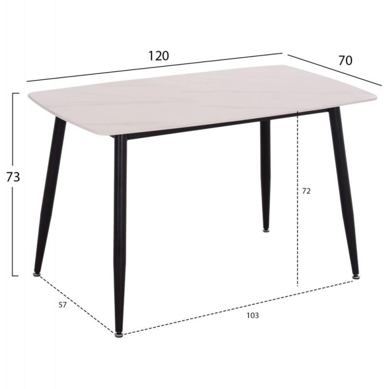 ΣΕΤ ΤΡΑΠΕΖΑΡΙΑΣ 5ΤΜΧ RAVEN HM21264.01 ΚΕΡΑΜΙΚΟ TOP ΛΕΥΚΟ ΜΑΡΜΑΡΟ--ΒΕΛΟΥΔΟ ΣΑΠΙΟ ΜΗΛΟ