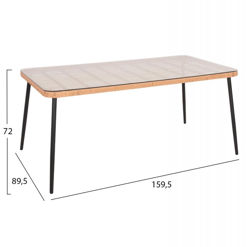 ΣΕΤ ΤΡΑΠΕΖΑΡΙΑΣ 7ΤΜΧ ALLEGRA HM10495 WICKER ΜΠΕΖ-ΜΕΤΑΛΛΟ ΜΑΥΡΟ ΣΕΤ ΤΡΑΠΕΖΑΡΙΑΣ 7ΤΜΧ ALLEGRA HM10495 WICKER ΜΠΕΖ-ΜΕΤΑΛΛΟ ΜΑΥΡΟ