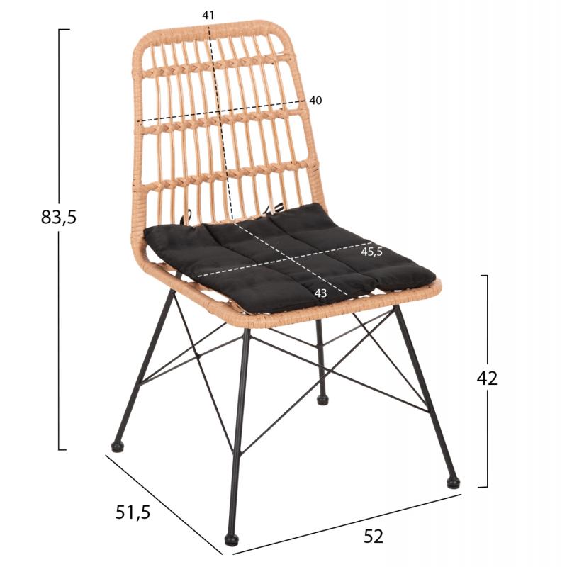 ΣΕΤ ΤΡΑΠΕΖΑΡΙΑΣ 7ΤΜΧ ALLEGRA HM10495 WICKER ΜΠΕΖ-ΜΕΤΑΛΛΟ ΜΑΥΡΟ ΣΕΤ ΤΡΑΠΕΖΑΡΙΑΣ 7ΤΜΧ ALLEGRA HM10495 WICKER ΜΠΕΖ-ΜΕΤΑΛΛΟ ΜΑΥΡΟ