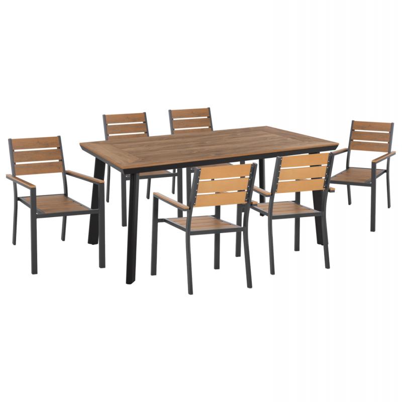 ΣΕΤ ΤΡΑΠΕΖΑΡΙΑΣ TABER HM21198 ΤΡΑΠΕΖΙ & 6 ΠΟΛΥΘΡΟΝΕΣ-ΑΛΟΥΜΙΝΙΟ & POLYWOOD-ΑΝΘΡΑΚΙ ΣΕΤ ΤΡΑΠΕΖΑΡΙΑΣ TABER HM21198 ΤΡΑΠΕΖΙ & 6 ΠΟΛΥΘΡΟΝΕΣ-ΑΛΟΥΜΙΝΙΟ & POLYWOOD-ΑΝΘΡΑΚΙ