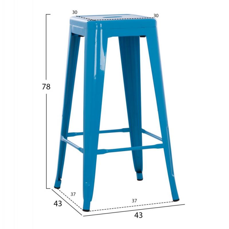 ΣΚΑΜΠΟ ΜΠΑΡ ΜΕΤΑΛΛΙΚΟ MELITA-PRO HM8642.48 ΣΕ ΜΠΛΕ 43x43x78Υεκ. ΣΚΑΜΠΟ ΜΠΑΡ ΜΕΤΑΛΛΙΚΟ MELITA-PRO HM8642.48 ΣΕ ΜΠΛΕ 43x43x78Υεκ.