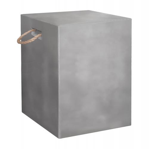 ΣΚΑΜΠΟ ΤΕΤΡΑΓΩΝΟ FIBER CEMENT ΜΕ ΧΕΡΟΥΛΙΑ ZAK HM6581.01 ΣΕ ΓΚΡΙ 36x36x43Υεκ