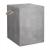 ΣΚΑΜΠΟ ΤΕΤΡΑΓΩΝΟ FIBER CEMENT ΜΕ ΧΕΡΟΥΛΙΑ ZAK HM6581.01 ΣΕ ΓΚΡΙ 36x36x43Υεκ