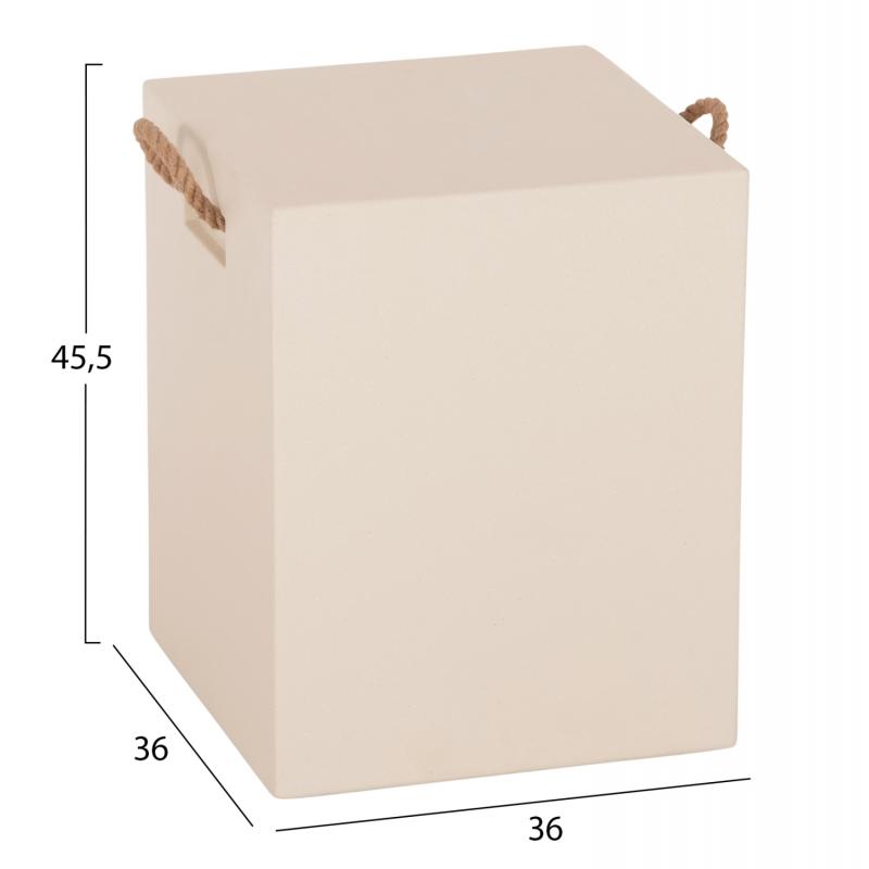 ΣΚΑΜΠΟ ΤΕΤΡΑΓΩΝΟ FIBER CEMENT ΜΕ ΧΕΡΟΥΛΙΑ ZAK HM6581.02 ΣΕ ΜΠΕΖ 36x36x45,5Υεκ ΣΚΑΜΠΟ ΤΕΤΡΑΓΩΝΟ FIBER CEMENT ΜΕ ΧΕΡΟΥΛΙΑ ZAK HM6581.02 ΣΕ ΜΠΕΖ 36x36x45,5Υεκ