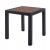 ΤΡΑΠΕΖΙ ΑΛΟΥΜΙΝΙΟΥ SABRA HM5403.02 ΓΚΡΙ ΜΕ POLYWOOD 45Χ45X45,5Yεκ.