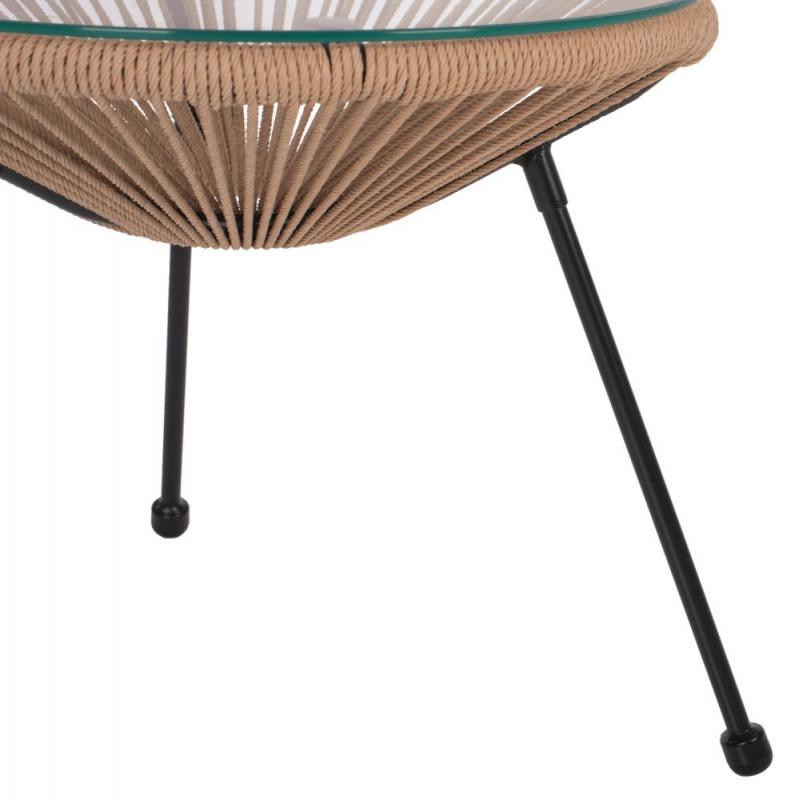 ΤΡΑΠΕΖΙ ΒΟΗΘΗΤΙΚΟ ALLEGRA ΜΑΥΡΟ ΜΕΤΑΛΛΟ ME TWISTED WICKER ΦΥΣΙΚΟ HM5873.01 Φ47Χ45Υεκ. ΤΡΑΠΕΖΙ ΒΟΗΘΗΤΙΚΟ ALLEGRA ΜΑΥΡΟ ΜΕΤΑΛΛΟ ME TWISTED WICKER ΦΥΣΙΚΟ HM5873.01 Φ47Χ45Υεκ.