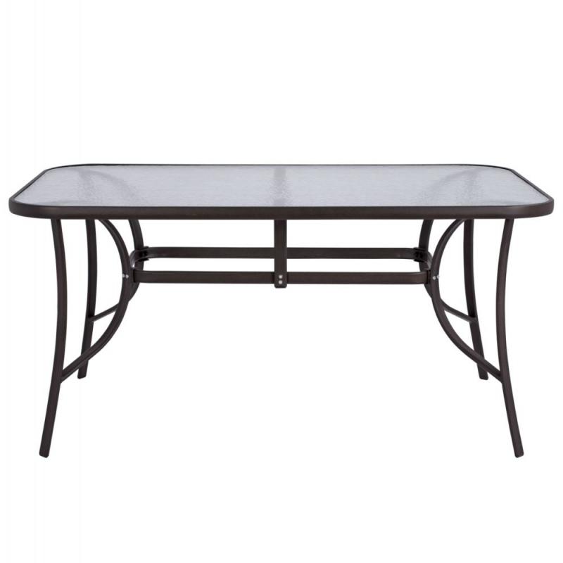ΤΡΑΠΕΖΙ BRUNO 150X90Χ72Υεκ. ΚΑΦΕ ΜΕΤΑΛΛΙΚΟ ΜΕ ΓΥΑΛΙΝΗ ΕΠΙΦΑΝΕΙΑ HM5145.02 ΤΡΑΠΕΖΙ BRUNO 150X90Χ72Υεκ. ΚΑΦΕ ΜΕΤΑΛΛΙΚΟ ΜΕ ΓΥΑΛΙΝΗ ΕΠΙΦΑΝΕΙΑ HM5145.02