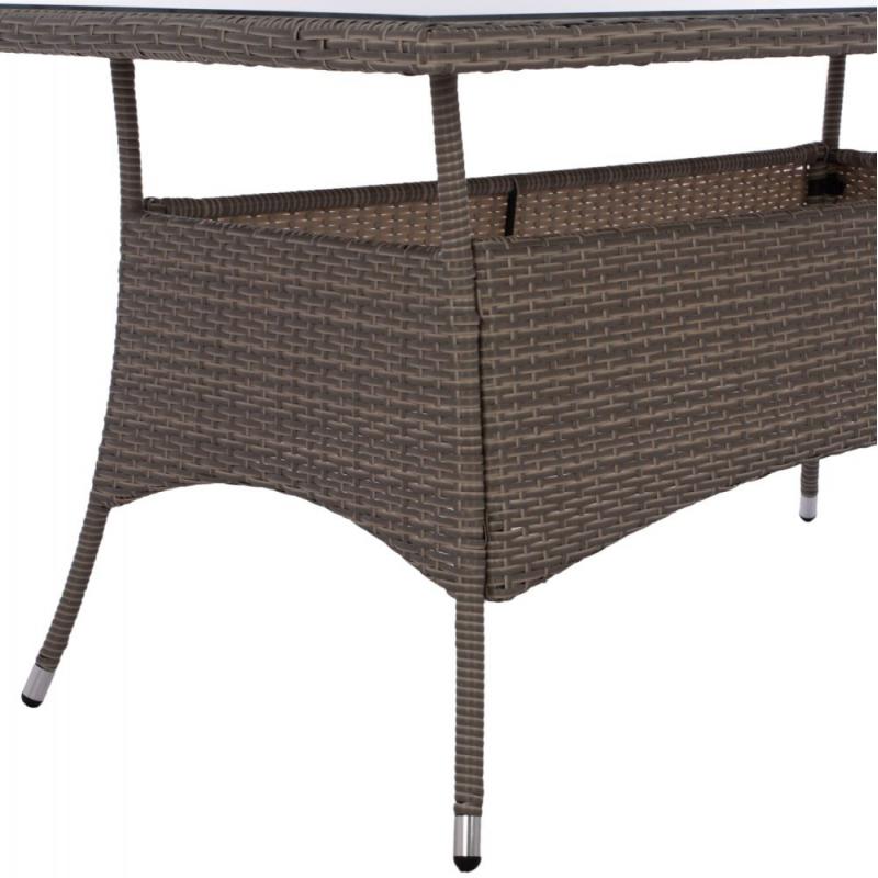 ΤΡΑΠΕΖΙ ΜΕΤΑΛΛΙΚΟ MINSK RATTAN ΓΚΡΙ HM5507.01 150x90x75Υ εκ. ΤΡΑΠΕΖΙ ΜΕΤΑΛΛΙΚΟ MINSK RATTAN ΓΚΡΙ HM5507.01 150x90x75Υ εκ.