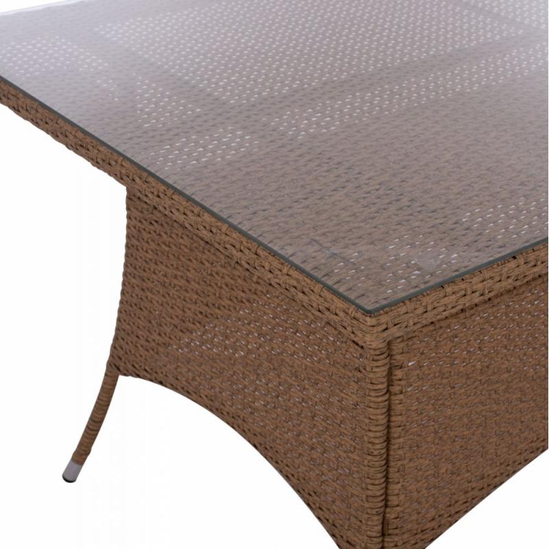 ΤΡΑΠΕΖΙ ΜΕΤΑΛΛΙΚΟ MINSK RATTAN ΜΠΕΖ ΚΑΦΕ HM5507.02 150x90x75 εκ. ΤΡΑΠΕΖΙ ΜΕΤΑΛΛΙΚΟ MINSK RATTAN ΜΠΕΖ ΚΑΦΕ HM5507.02 150x90x75 εκ.