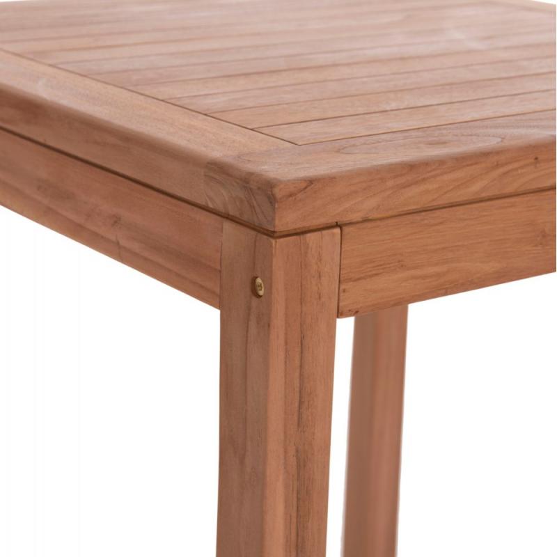 ΤΡΑΠΕΖΙ ΜΠΑΡ ΤΕΤΡΑΓΩΝΟ PRESSCOT HM18113 ΞΥΛΟ TEAK ΣΕ ΦΥΣΙΚΟ 70x70x105Υεκ.