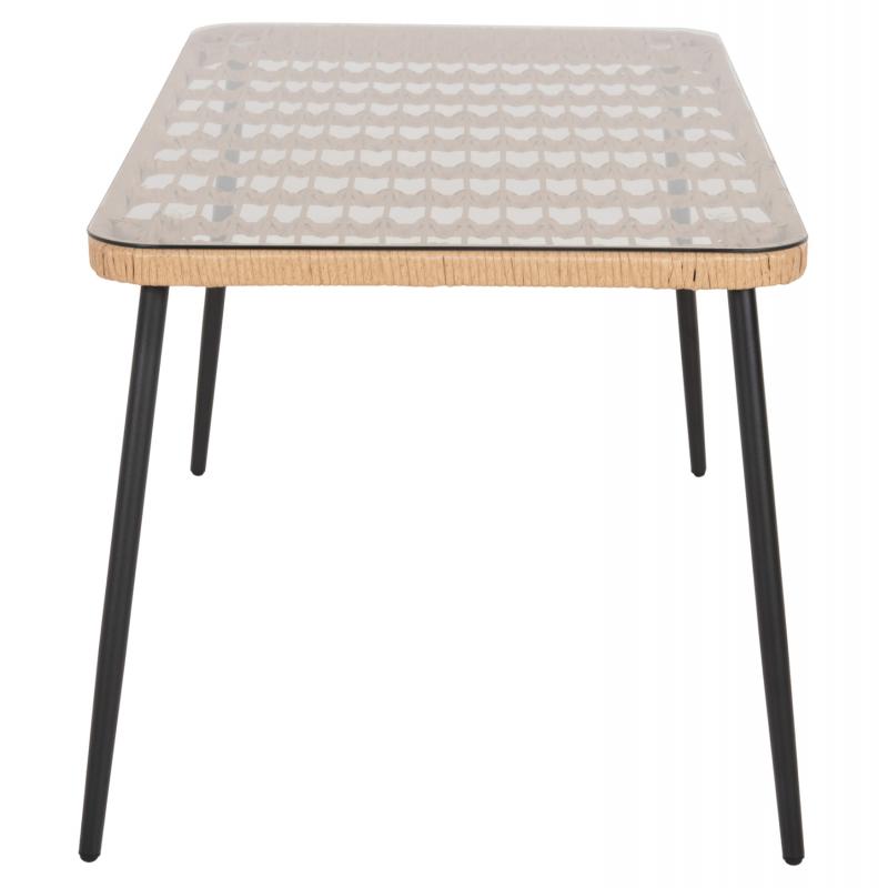 ΤΡΑΠΕΖΙ ΟΡΘΟΓΩΝΙΟ ALLEGRA HM5537.11 ΜΕΤΑΛ.ΜΑΥΡΟ-P.E. RATTAN ΦΥΣΙΚΟ 139,5x79,5x73Υεκ. ΤΡΑΠΕΖΙ ΟΡΘΟΓΩΝΙΟ ALLEGRA HM5537.11 ΜΕΤΑΛ.ΜΑΥΡΟ-P.E. RATTAN ΦΥΣΙΚΟ 139,5x79,5x73Υεκ.