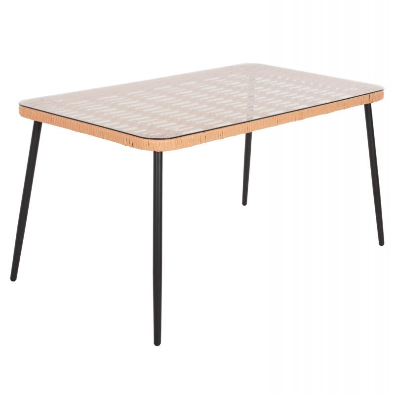 ΤΡΑΠΕΖΙ ΟΡΘΟΓΩΝΙΟ ALLEGRA HM5537.11 ΜΕΤΑΛ.ΜΑΥΡΟ-P.E. RATTAN ΦΥΣΙΚΟ 139,5x79,5x73Υεκ. ΤΡΑΠΕΖΙ ΟΡΘΟΓΩΝΙΟ ALLEGRA HM5537.11 ΜΕΤΑΛ.ΜΑΥΡΟ-P.E. RATTAN ΦΥΣΙΚΟ 139,5x79,5x73Υεκ.