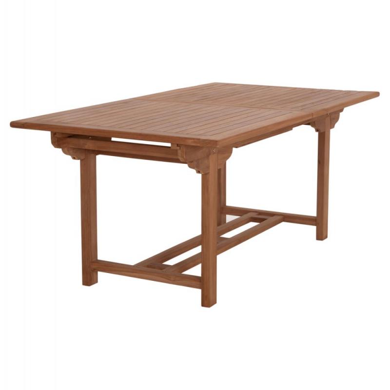TΡΑΠΕΖΙ ΤΡΑΠΕΖΑΡΙΑΣ ΑΝΟΙΓΟΜΕΝΟ CRANDER HM6376 ΞΥΛΟ TEAK ΣΕ ΦΥΣΙΚΟ 180-240x100x76Υεκ