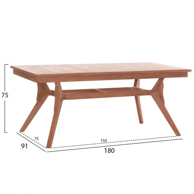 ΤΡΑΠΕΖΙ ΤΡΑΠΕΖΑΡΙΑΣ WONDER HM18116 ΞΥΛΟ TEAK--ΦΥΣΙΚΟ 180x91x75Υεκ. ΤΡΑΠΕΖΙ ΤΡΑΠΕΖΑΡΙΑΣ WONDER HM18116 ΞΥΛΟ TEAK--ΦΥΣΙΚΟ 180x91x75Υεκ.