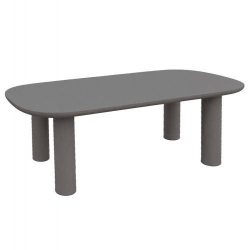 ΤΡΑΠΕΖΙ ΤΡΑΠΕΖΑΡΙΑΣ KIORA HM6597.01 ΓΚΡΙ FIBER CEMENT 200x100x75Υεκ