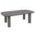 ΤΡΑΠΕΖΙ ΤΡΑΠΕΖΑΡΙΑΣ KIORA HM6597.01 ΓΚΡΙ FIBER CEMENT 200x100x75Υεκ