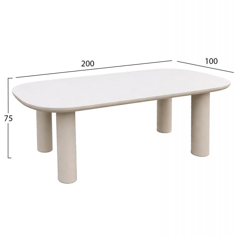 ΤΡΑΠΕΖΙ ΤΡΑΠΕΖΑΡΙΑΣ FIBER CEMENT KIORA HM6597.02 ΜΠΕΖ 200x100x75Υεκ ΤΡΑΠΕΖΙ ΤΡΑΠΕΖΑΡΙΑΣ FIBER CEMENT KIORA HM6597.02 ΜΠΕΖ 200x100x75Υεκ
