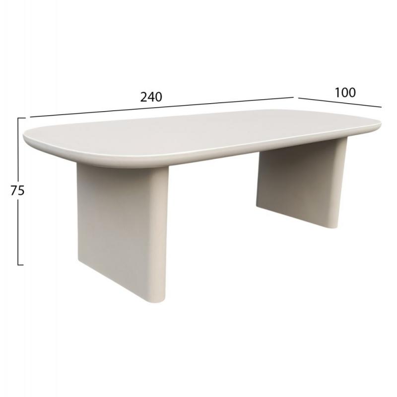 ΤΡΑΠΕΖΙ ΤΡΑΠΕΖΑΡΙΑΣ AZAMI HM6600.02 ΜΠΕΖ FIBER CEMENT 240x100x75Υεκ. ΤΡΑΠΕΖΙ ΤΡΑΠΕΖΑΡΙΑΣ AZAMI HM6600.02 ΜΠΕΖ FIBER CEMENT 240x100x75Υεκ.