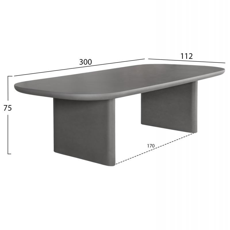 ΤΡΑΠΕΖΙ ΤΡΑΠΕΖΑΡΙΑΣ FIBER CEMENT AZAMI HM6601.01 ΓΚΡΙ 300x112x75Υεκ. ΤΡΑΠΕΖΙ ΤΡΑΠΕΖΑΡΙΑΣ FIBER CEMENT AZAMI HM6601.01 ΓΚΡΙ 300x112x75Υεκ.