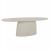 ΤΡΑΠΕΖΙ ΤΡΑΠΕΖΑΡΙΑΣ ΟΒΑΛ BRECCAN HM6576.02 ΜΠΕΖ FIBER CEMENT 200x100x75Υεκ.