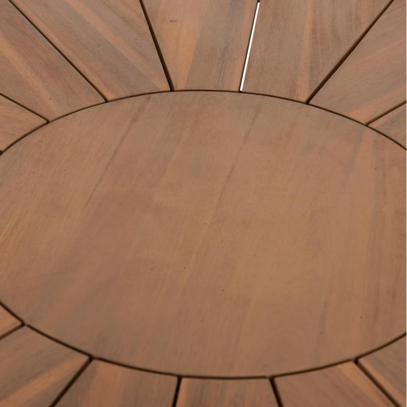 ΤΡΑΠΕΖΙ ΤΡΑΠΕΖΑΡΙΑΣ ΣΤΡΟΓΓΥΛΟ CORTEN HM6443 ΞΥΛΟ ΑΚΑΚΙΑΣ ΣΕ ΦΥΣΙΚΟ Φ140x76Υεκ. ΤΡΑΠΕΖΙ ΤΡΑΠΕΖΑΡΙΑΣ ΣΤΡΟΓΓΥΛΟ CORTEN HM6443 ΞΥΛΟ ΑΚΑΚΙΑΣ ΣΕ ΦΥΣΙΚΟ Φ140x76Υεκ.