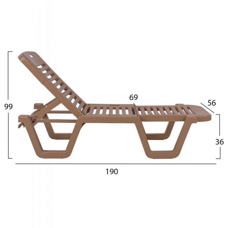 ΞΑΠΛΩΣΤΡΑ ΠΑΡΑΛΙΑΣ ΠΛΑΣΤΙΚΗ ΑΝΑΚΛΙΝΟΜΕΝΗ RELAX ΚΑΠΟΥΤΣΙΝΟ 190Χ70Χ36Υεκ. 303002061-04 ΞΑΠΛΩΣΤΡΑ ΠΑΡΑΛΙΑΣ ΠΛΑΣΤΙΚΗ ΑΝΑΚΛΙΝΟΜΕΝΗ RELAX ΚΑΠΟΥΤΣΙΝΟ 190Χ70Χ36Υεκ. 303002061-04